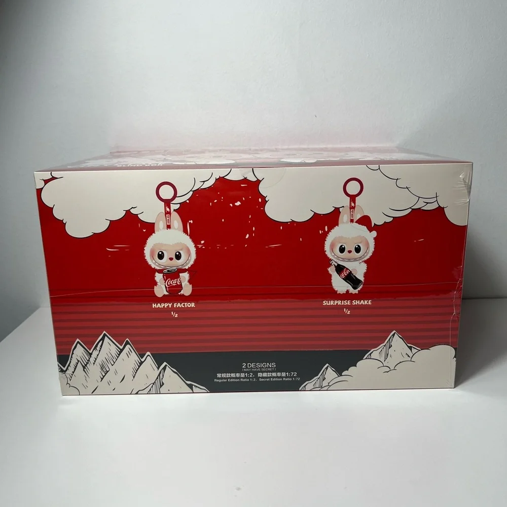 Pop Mart The Monsters Coca Cola Coke Labubu Vinyl Face Pendant Blind Box Set - Picture 11 of 16